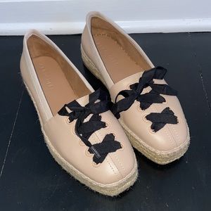 Leather espadrilles